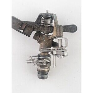 Vintage Rain Bird 3/4” Brass Impact Sprinkler Head Agricultural Irrigation USA